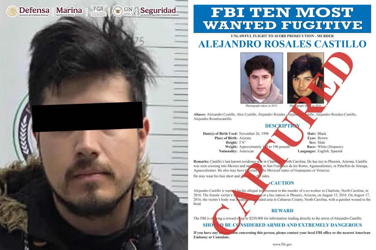El legendario fugitivo del FBI cae finalmente en Hidalgo, poniendo fin a una saga de décadas en la lista de los diez más perseguidos estadounidenses.